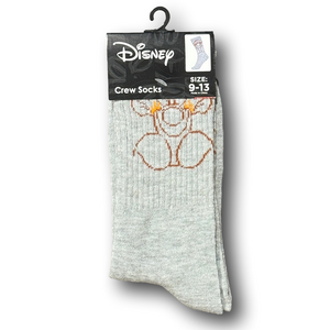 3/$20 Disney Winnie The Pooh Tigger Funny Novelty Crew Socks - NWT